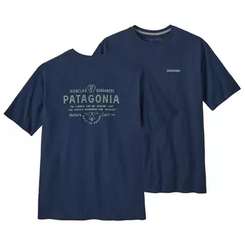 Футболка Patagonia Forge Mark Responsibili Tee, цвет Lagom Blue
