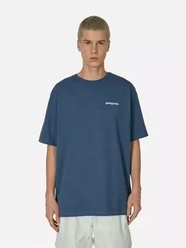 Футболка Patagonia M's P-6 Logo Responsibili-Tee, синий