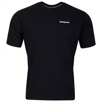 Футболка Patagonia P 6 Logo Responsibili Tee, черный