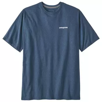 Футболка Patagonia P 6 Logo Responsibili Tee, цвет Utility Blue