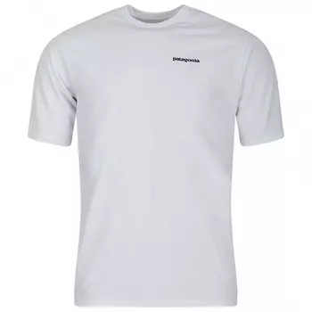 Футболка Patagonia P 6 Logo Responsibili Tee, белый