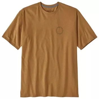 Футболка Patagonia Spoke Stencil Responsibili Tee, цвет Golden Caramel