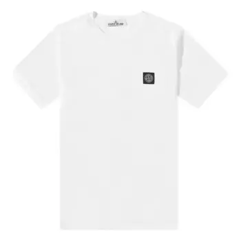 Футболка patch t-shirt 'white' Stone Island, белый