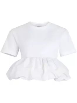 Футболка Patou с оборками, белый