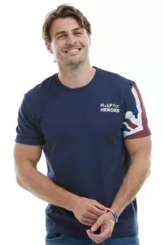 Футболка «Патриотическая» Help for Heroes, синий