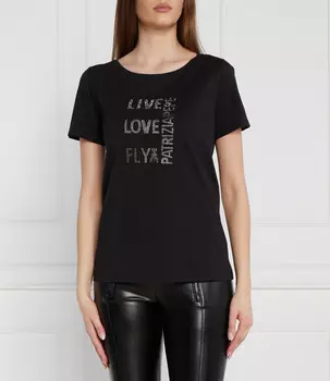 Футболка Patrizia Pepe Regular Fit, черный