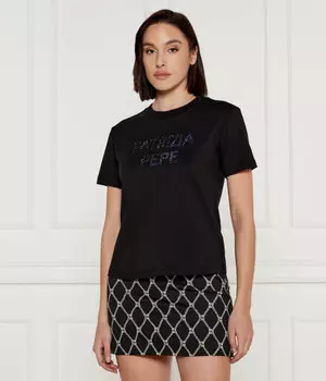 Футболка Patrizia Pepe Regular Fit, черный