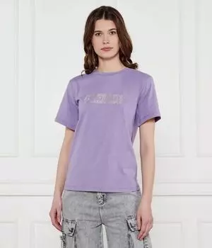 Футболка Patrizia Pepe Regular Fit, фиолетовый