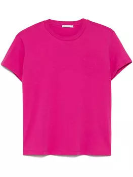 Футболка Patrizia Pepe с логотипом, розовый