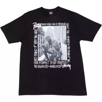 Футболка Patta Co-branded Edition унисекс Stussy, белый