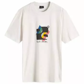 Футболка Paul Smith Ps Square T-Shirt, экрю