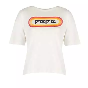 Футболка paula женская кремовая Pepe Jeans, бежевый