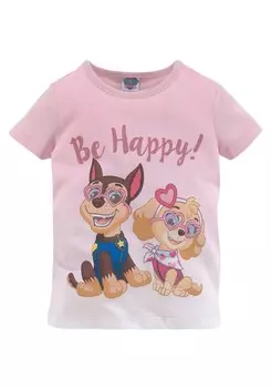 Футболка Paw Patrol, розовый