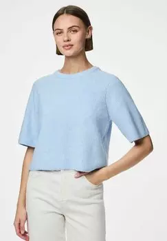 Футболка PCSILLY SS O-NECK BC Pieces, светло-голубой