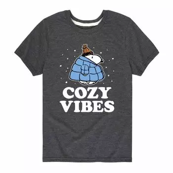 Футболка Peanuts Cosy Vibes Snoopy для мальчиков 8–20 лет с рисунком Licensed Character
