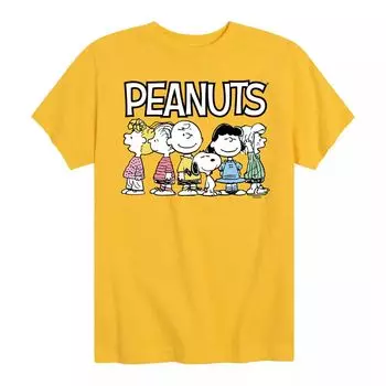 Футболка Peanuts Crew с рисунком для мальчиков 8–20 лет Licensed Character, желтый