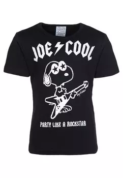 Футболка PEANUTS LOGOSHIRT, черный