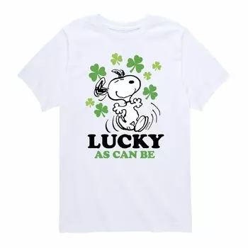Футболка Peanuts Lucky As Can Be для мальчиков 8–20 лет с рисунком Licensed Character