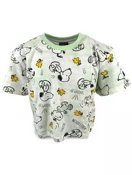 Футболка Peanuts, светло-зеленый