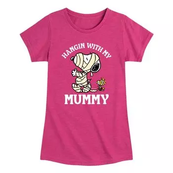 Футболка Peanuts With My Mummy для девочек 7–16 лет Licensed Character