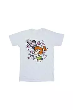 Футболка Pebbles Love Love Love The Flintstones, белый