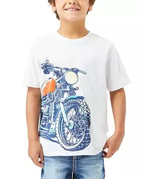 Футболка Peek Kids John Wild & Free, белый