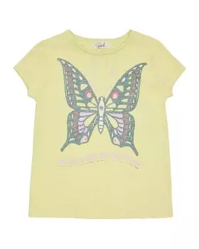 Футболка Peek Kids Mariposa, желтый