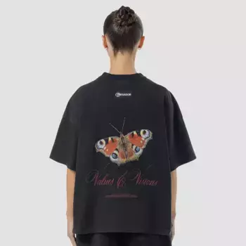 Футболка Pegador Fia Heavy Oversized Tee, черный/разноцветный