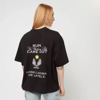 Футболка Pegador Flora Heavy Oversized Tee, черный