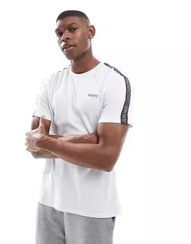 Футболка Penguins белого цвета DKNY