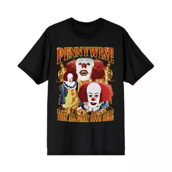 Футболка Pennywise IT 1990, черный