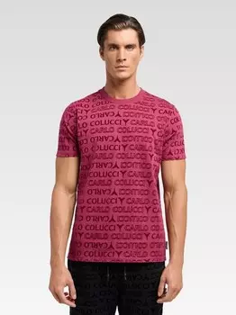 Футболка «пента» Carlo Colucci, бордовый