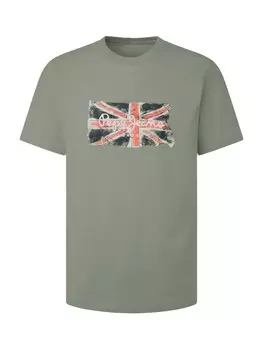 Футболка Pepe Jeans Clag, оливковый