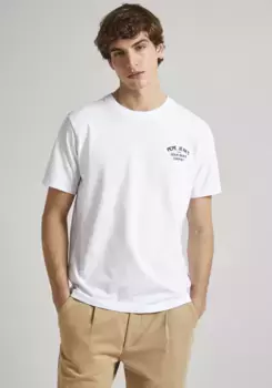 Футболка Pepe Jeans "Футболка Pepe REGULAR CAVE", белый