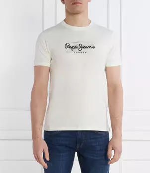 Футболка Pepe Jeans London CASTLE Regular Fit, экрю