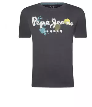 Футболка Pepe Jeans London Regular Fit, черный