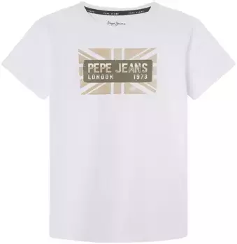 Футболка Pepe Jeans "RANDAL", для МАЛЬЧИКОВ, белый