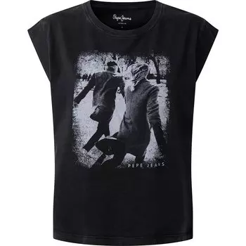 Футболка Pepe Jeans Rut Sleeveless Crew Neck, черный