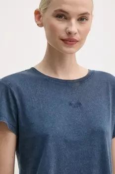Футболка Pepe Jeans СЧАСТЛИВАЯ, темно-синий