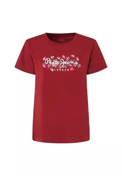 Футболка Pepe Jeans Shirt Ginny, цвет fire red