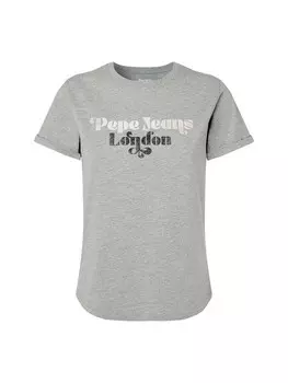Футболка Pepe Jeans Shirt Olivia, светло-серый