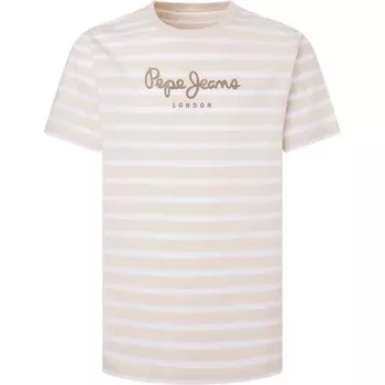 Футболка Pepe Jeans Striped Eggo, бежевый