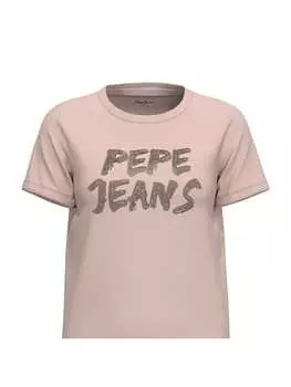 Футболка Pepe Jeans Tshirt, розовый