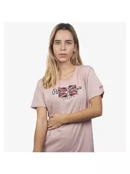 Футболка Pepe Jeans Tshirt, розовый