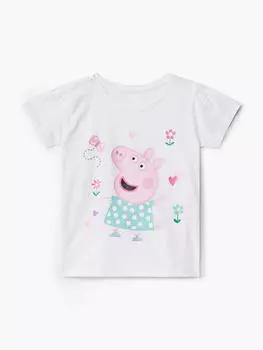 Футболка Peppa Pig, белый