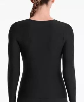 Футболка perfect-adapt с длинными рукавами Oysho, черный