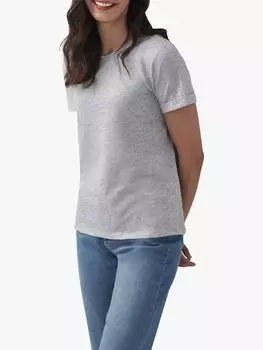 Футболка Perfect Crew Slub Crew Clothing, светло-серый