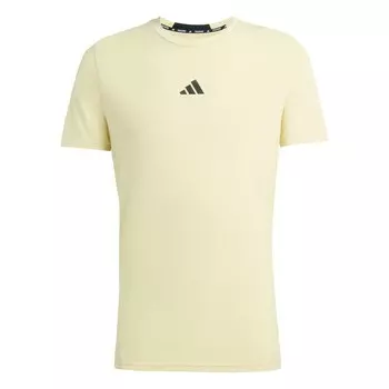 Футболка Performance ADIDAS PERFORMANCE Designed for Training Workout, цвет Light yellow