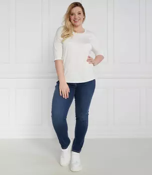 Футболка Persona by Marina Rinaldi plus size oversize fit, белый