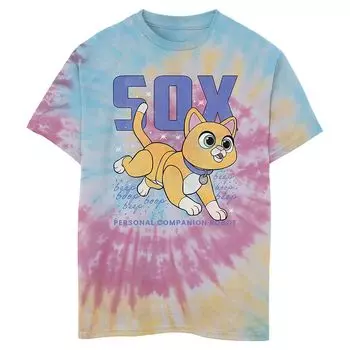 Футболка Personal Companion Robot Sox Sketch Tie Dye для мальчиков 8–20 лет от Disney/Pixar Licensed Character
